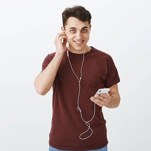 indoor shot of charming joyful european man in red 2022 10 10 19 22 44 utc