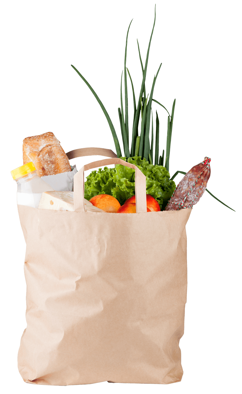 paper bag with food P7Y9Z9M